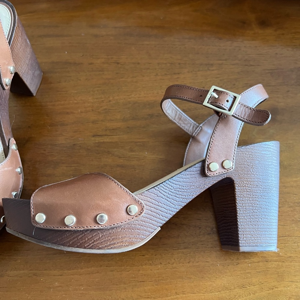 Brown Platform Sandals - image 2